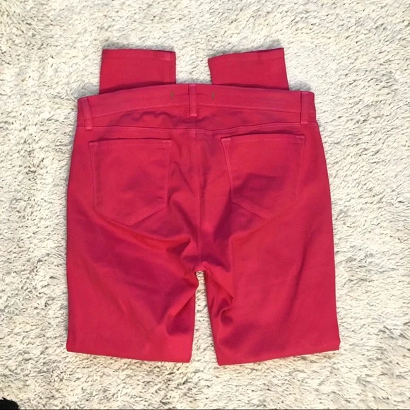 J BRAND Hewson Mid Rise Shock Pink Skinny Jeans - Picture 7 of 8